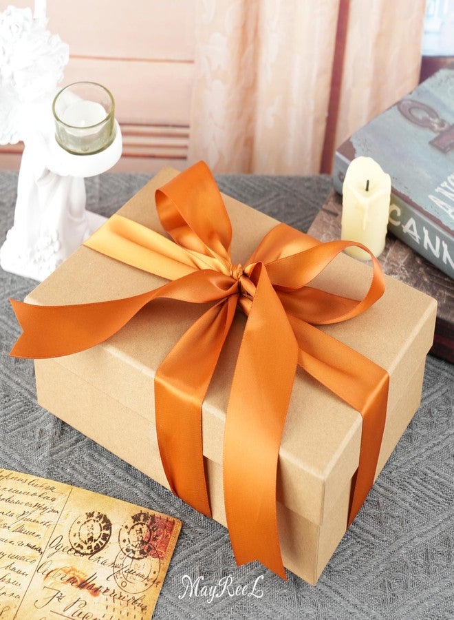 MAYREEL 1.5 Inch Copper Satin Ribbon Golden Brown Thick Double Faced for Crafts Christmas Gift Wrapping Wedding Decor Hair Bows Party Favor Flower Bouquets 25 Yards - Image 4